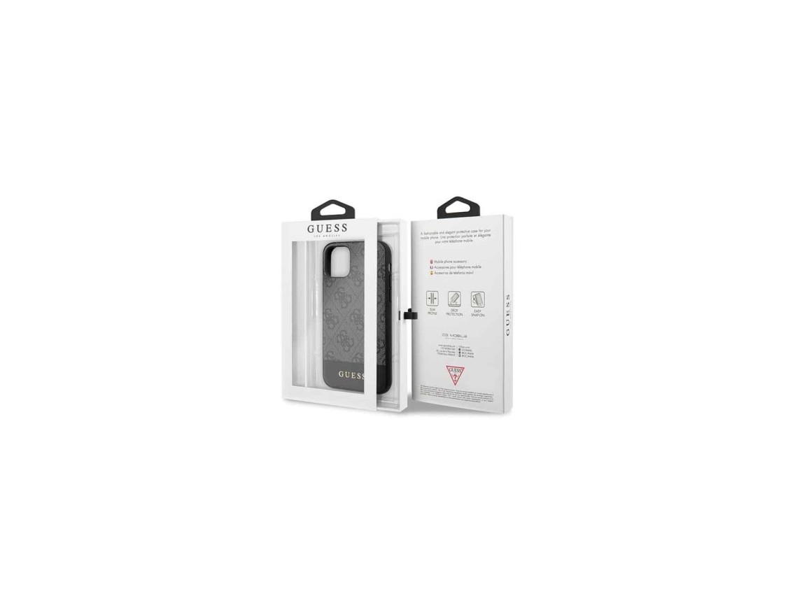 Funda Guess 4G Stripe Collection para iPhone 11 de 6,1" / XR - gris