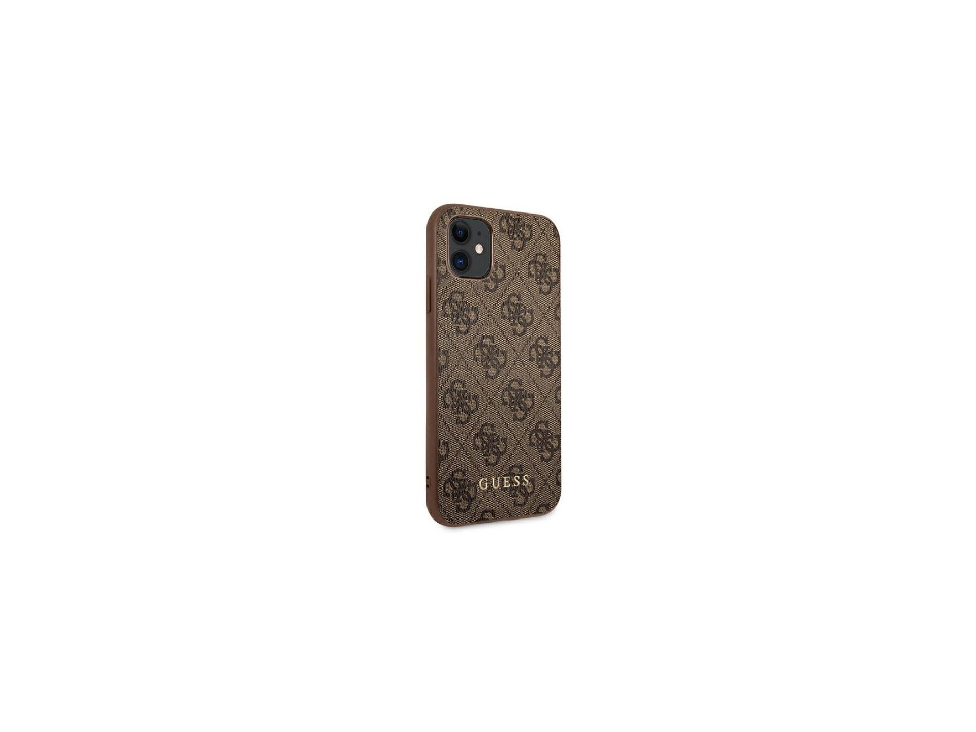 Capa Guess 4G Metal com Logo Dourado para iPhone 11 / Xr 6.1