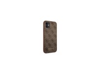Capa Guess 4G Metal com Logo Dourado para iPhone 11 / Xr 6.1" - Marrom Capa Guess 4G Metal com Logo Dourado para iPhone 11 / Xr 6.1" - Marrom