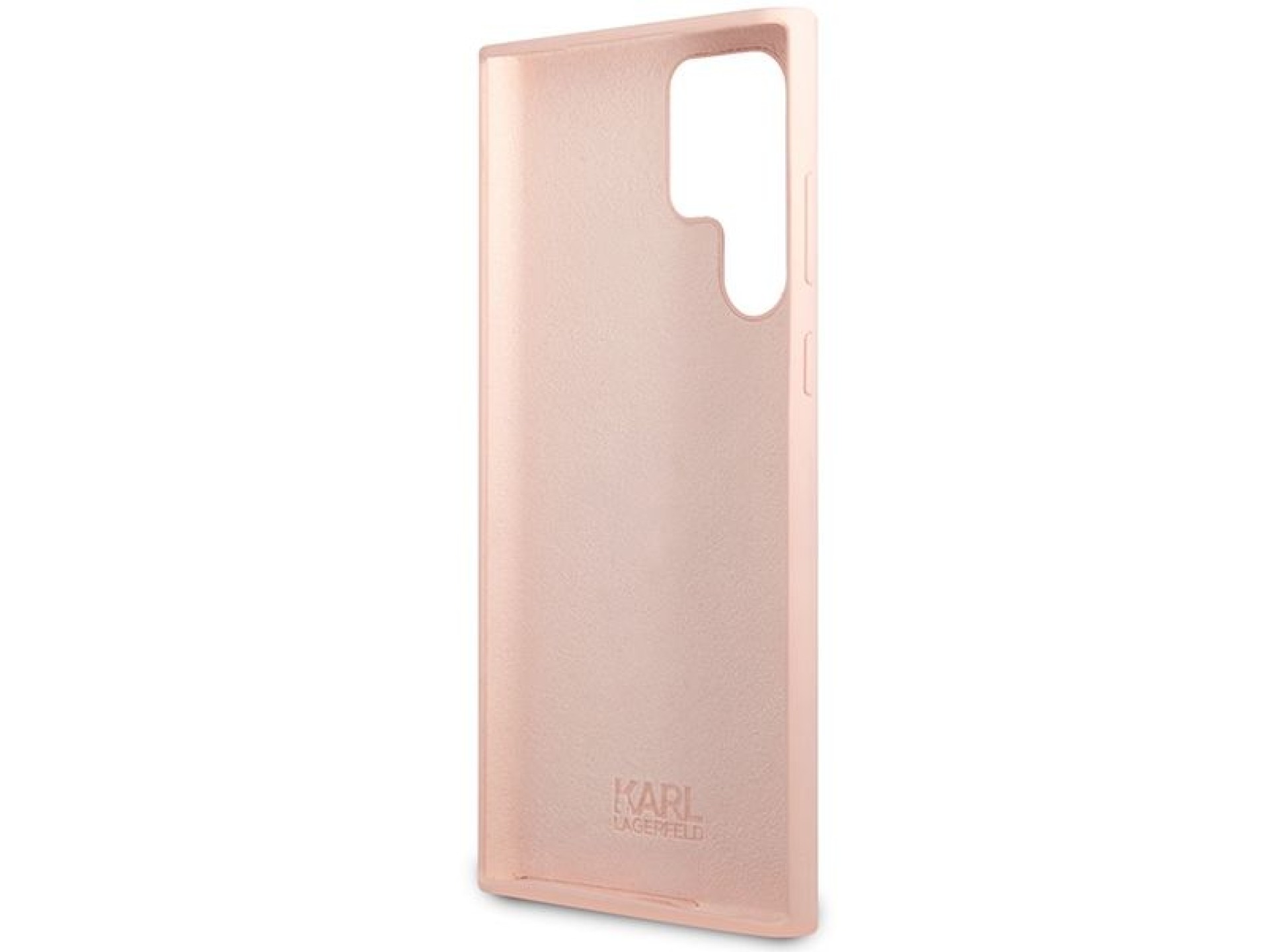 Karl Lagerfeld KLHCS23LSNCHBCP S23 Ultra S918 estuche rígido rosa/rosa Silicona Choupette