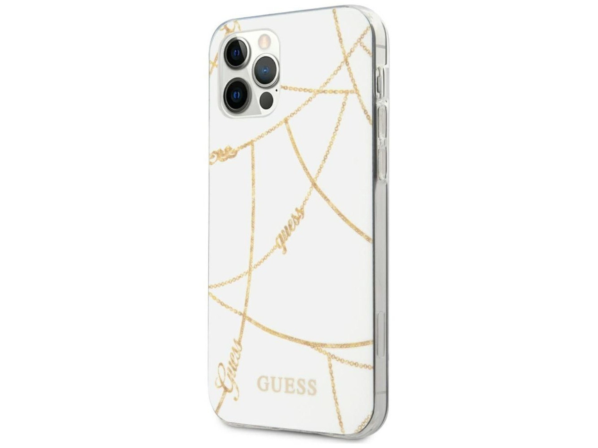 Capa Guess Gold Chain Collection para iPhone 12 Pro Max de 6,7