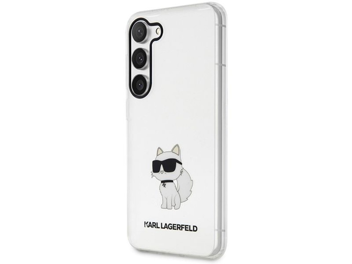 Karl Lagerfeld KLHCS23SHNCHTCT S23 S911 transparent hardcase Ikonik Choupette