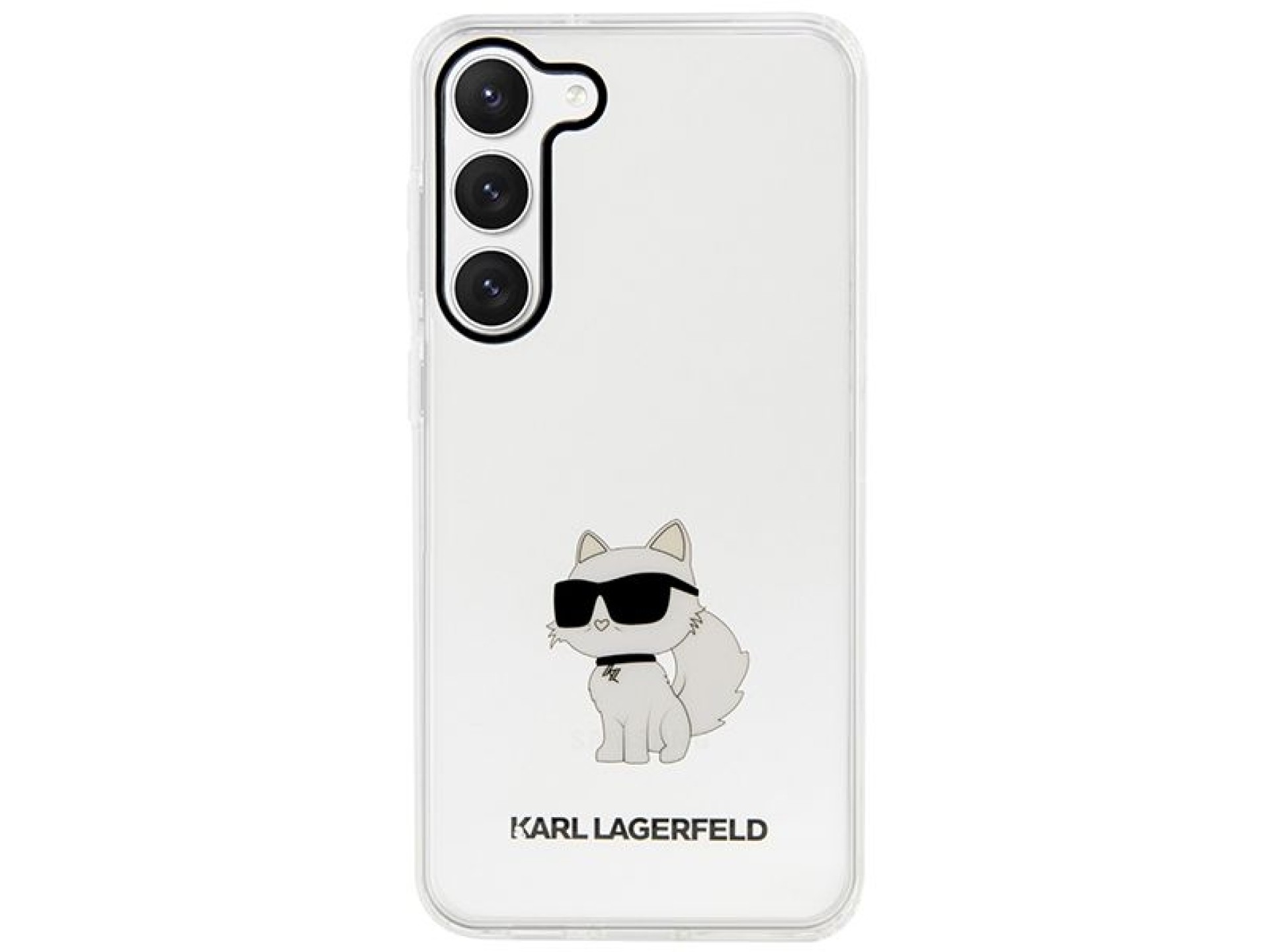 Karl Lagerfeld KLHCS23SHNCHTCT S23 S911 transparent hardcase Ikonik Choupette