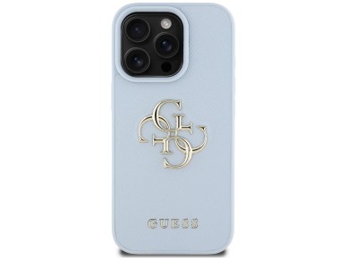 Guess Grained Big 4G Logo Small Classic Logo case for iPhone 16 Pro Max - blue Guess Grained Big 4G Logo Small Classic Logo case for iPhone 16 Pro Max - blue