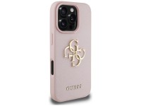 Funda Guess Grained Big 4G Logo Small Classic Logo para iPhone 16 Pro - Rosa Funda Guess Grained Big 4G Logo Small Classic Logo para iPhone 16 Pro - Rosa