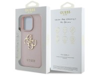Funda Guess Grained Big 4G Logo Small Classic Logo para iPhone 16 Pro - Rosa Funda Guess Grained Big 4G Logo Small Classic Logo para iPhone 16 Pro - Rosa