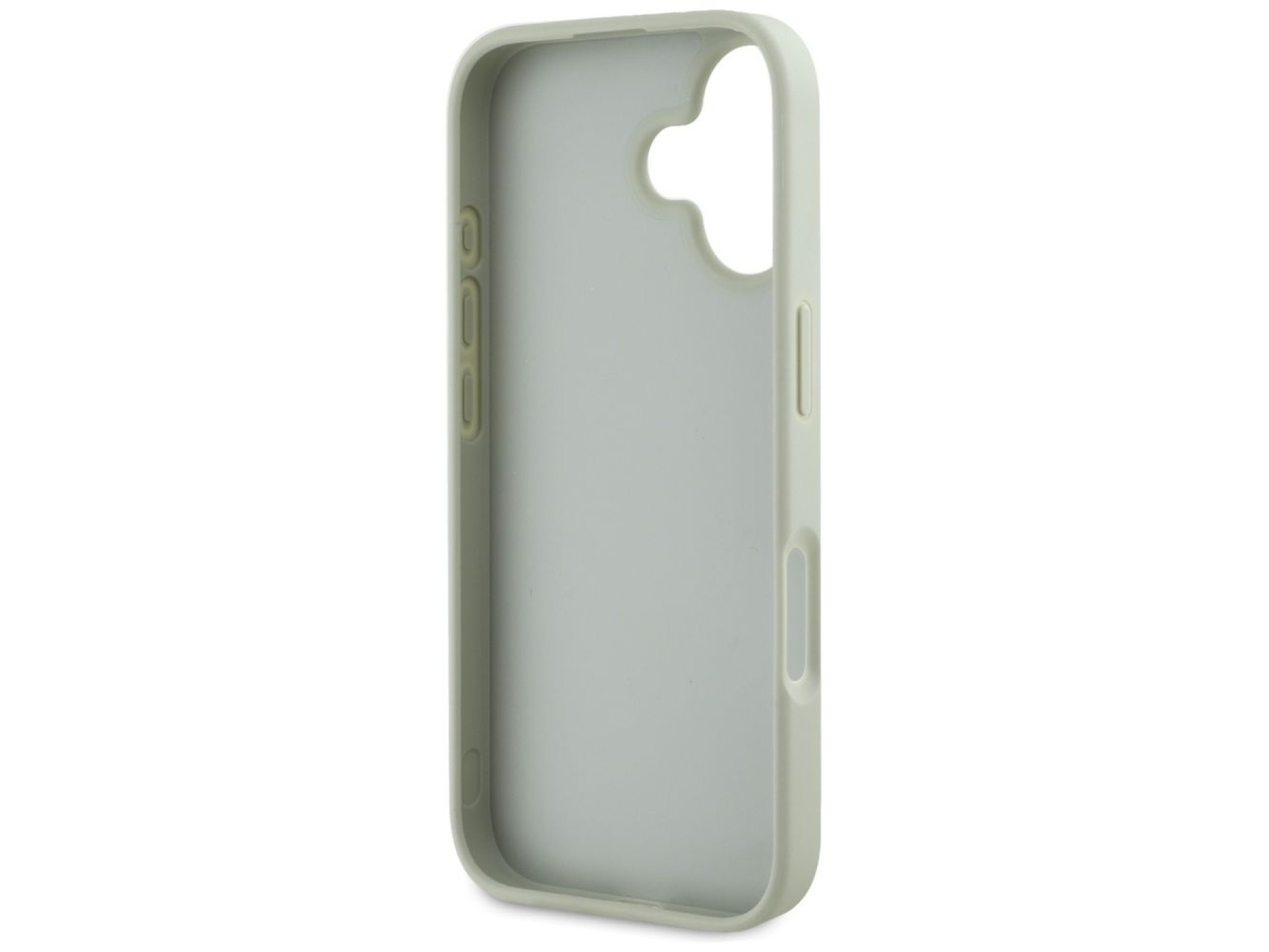 Guess Grained Big 4G Logo Small Classic Logo case for iPhone 16 - green