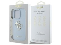 Guess Grained Big 4G Logo Small Classic Logo case for iPhone 16 Pro Max - blue Guess Grained Big 4G Logo Small Classic Logo case for iPhone 16 Pro Max - blue