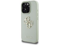 Funda Guess Grained Big 4G Logo Small Classic Logo para iPhone 16 Pro Max - verde
