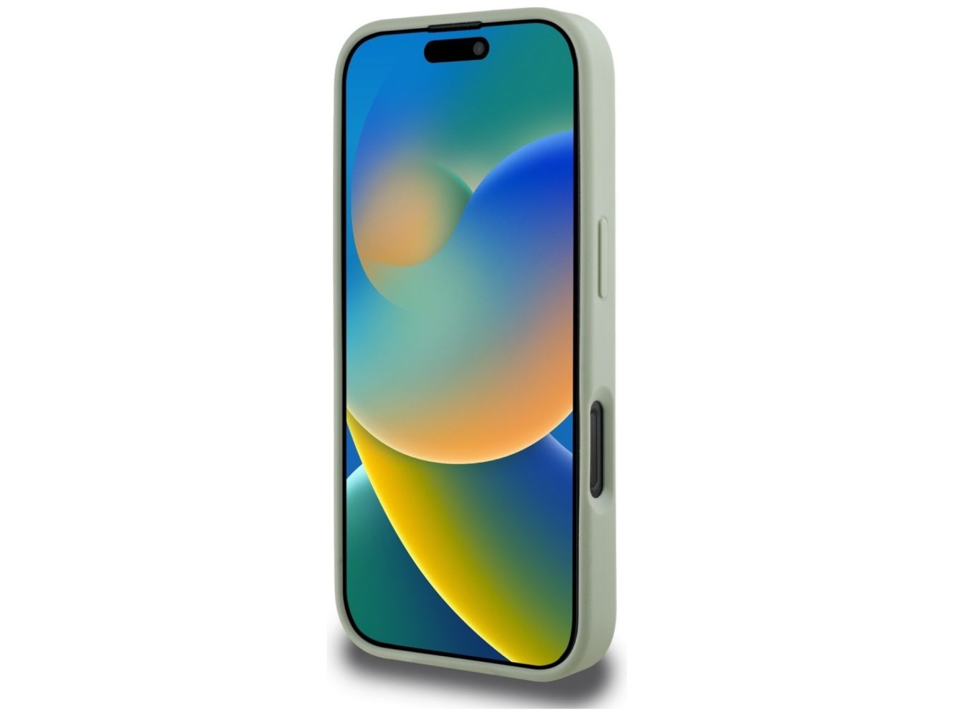 Funda Guess Grained Big 4G Logo Small Classic Logo para iPhone 16 Pro Max - verde