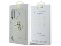 Guess Grained Big 4G Logo Small Classic Logo case for iPhone 16 - green Guess Grained Big 4G Logo Small Classic Logo case for iPhone 16 - green