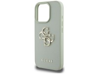 Funda Guess Grained Big 4G Logo Small Classic Logo para iPhone 16 Pro Max - verde