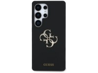 Capa Guess de silicone com logotipo 4G grande na parte inferior para Samsung Galaxy S25 Ultra - pret Capa Guess de silicone com logotipo 4G grande na parte inferior para Samsung Galaxy S25 Ultra - pret