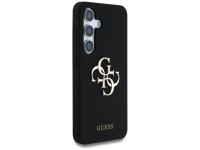 Capa Guess de silicone com logotipo 4G grande na parte inferior para Samsung Galaxy S25 - preta Capa Guess de silicone com logotipo 4G grande na parte inferior para Samsung Galaxy S25 - preta