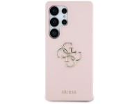 Guess Silicone Big 4G Logo Bottom Script Case for Samsung Galaxy S25 Ultra - Pink Guess Silicone Big 4G Logo Bottom Script Case for Samsung Galaxy S25 Ultra - Pink