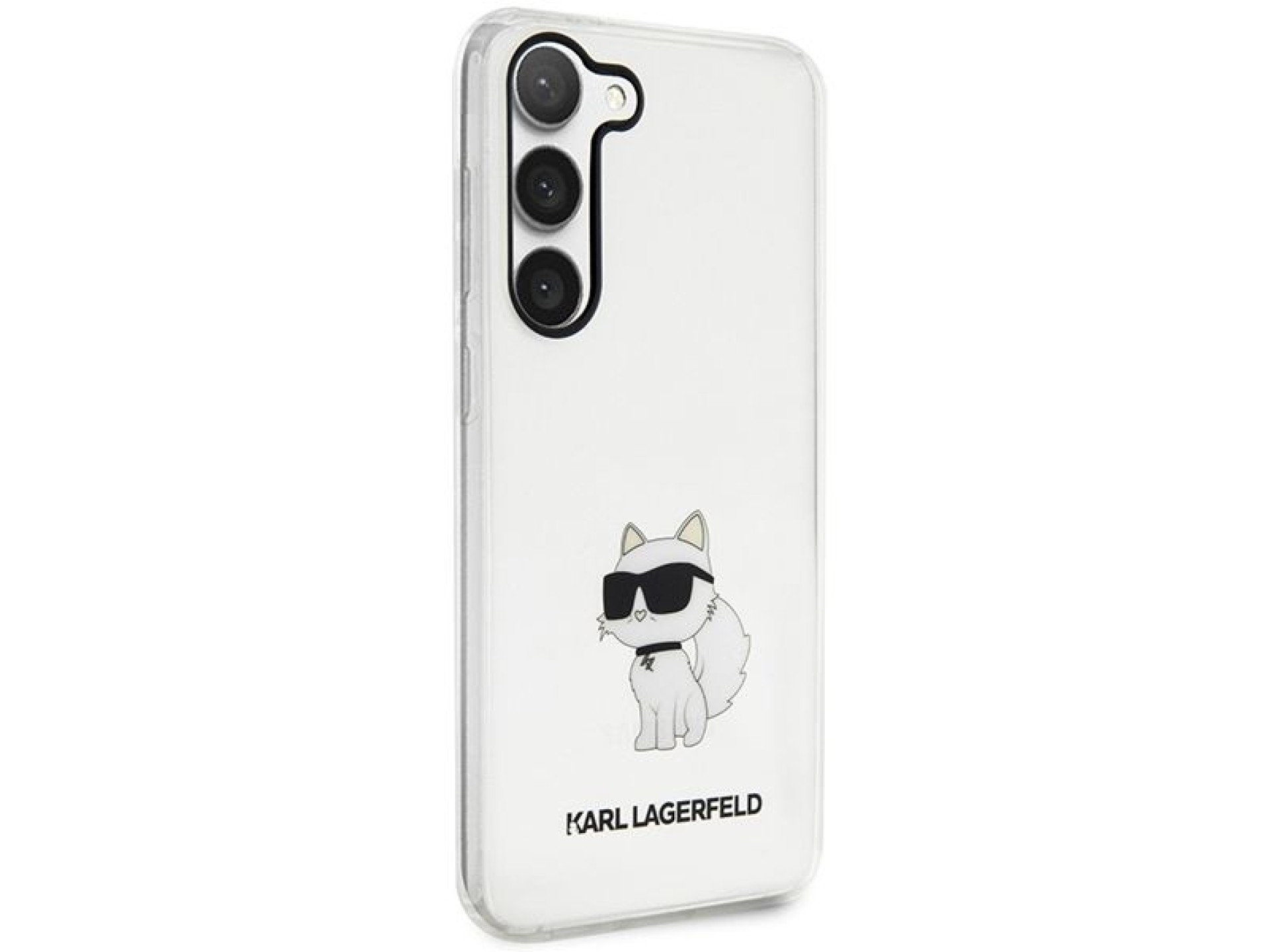 Karl Lagerfeld KLHCS23SHNCHTCT S23 S911 transparent hardcase Ikonik Choupette