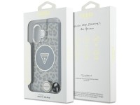 Funda Guess HC IML Leopard Triangle Cord Strap para iPhone 16 MagSafe - Marrón Funda Guess HC IML Leopard Triangle Cord Strap para iPhone 16 MagSafe - Marrón