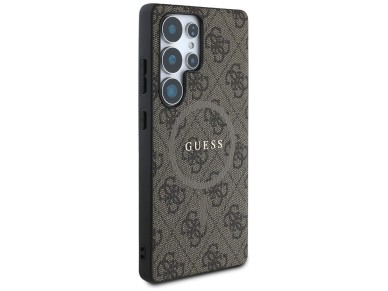 Guess Leather 4G Colored Ring Classic Logo MagSafe Case Samsung Galaxy S25 Ultra brown Guess Leather 4G Colored Ring Classic Logo MagSafe Case Samsung Galaxy S25 Ultra brown