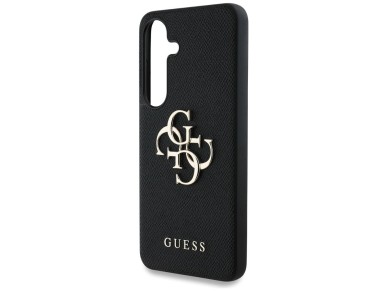 Guess Grained Big 4G Logo Small Classic Logo case for Samsung Galaxy S25 Plus black Guess Grained Big 4G Logo Small Classic Logo case for Samsung Galaxy S25 Plus black