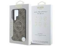 Funda Guess Leather 4G Colored Ring Classic Logo MagSafe para Samsung Galaxy S25 Ultra (marrón) Funda Guess Leather 4G Colored Ring Classic Logo MagSafe para Samsung Galaxy S25 Ultra (marrón)