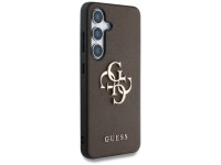 Capa Guess Granulada com Logo Grande 4G e Logo Clássico Pequeno para Samsung Galaxy S25 marrom Capa Guess Granulada com Logo Grande 4G e Logo Clássico Pequeno para Samsung Galaxy S25 marrom