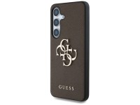 Capa Guess Granulada com Logo Grande 4G e Logo Clássico Pequeno para Samsung Galaxy S25 marrom Capa Guess Granulada com Logo Grande 4G e Logo Clássico Pequeno para Samsung Galaxy S25 marrom