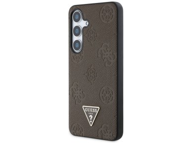 Funda Guess MagSafe con estampado en caliente de peon�as y logotipo triangular para Samsung Galaxy S
