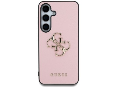 Guess Grained Big 4G Logo Small Classic Logo case for Samsung Galaxy S25 Plus pink Guess Grained Big 4G Logo Small Classic Logo case for Samsung Galaxy S25 Plus pink