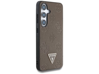 Funda Guess MagSafe con estampado en caliente de peon�as y logotipo triangular para Samsung Galaxy S