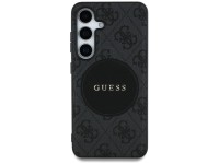 Funda Guess 4G Round Patch Classic Logo MagSafe para Samsung Galaxy S25 negra Funda Guess 4G Round Patch Classic Logo MagSafe para Samsung Galaxy S25 negra