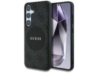 Guess 4G Round Patch Classic Logo MagSafe case for Samsung Galaxy S25 Plus black Guess 4G Round Patch Classic Logo MagSafe case for Samsung Galaxy S25 Plus black