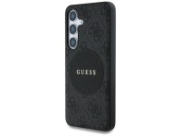 Guess 4G Round Patch Classic Logo MagSafe case for Samsung Galaxy S25 Plus black Guess 4G Round Patch Classic Logo MagSafe case for Samsung Galaxy S25 Plus black