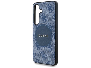 Guess 4G Round Patch Classic Logo MagSafe case for Samsung Galaxy S25 Plus blue Guess 4G Round Patch Classic Logo MagSafe case for Samsung Galaxy S25 Plus blue