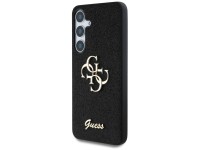 Capa Guess Fixed Glitter Big 4G Metal Logo para Samsung Galaxy S25 Plus preta