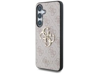 Guess Big 4G Logo Classic Logo Case for Samsung Galaxy S25 Plus Pink