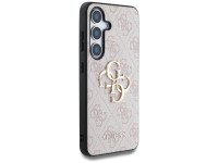 Guess Big 4G Logo Classic Logo Case for Samsung Galaxy S25 Plus Pink