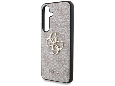 Guess Big 4G Logo Classic Logo Case for Samsung Galaxy S25 Plus Pink