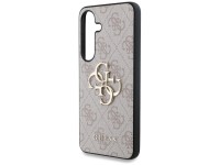 Guess Big 4G Logo Classic Logo Case for Samsung Galaxy S25 Plus Pink