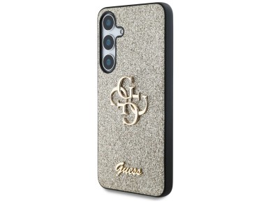 Guess Fixed Glitter Big 4G Metal Logo case for Samsung Galaxy S25 Plus gold Guess Fixed Glitter Big 4G Metal Logo case for Samsung Galaxy S25 Plus gold