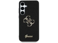 Capa Guess Fixed Glitter Big 4G Metal Logo para Samsung Galaxy S25 Plus preta