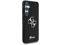 Capa Guess Fixed Glitter Big 4G Metal Logo para Samsung Galaxy S25 Plus preta