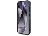 Funda Guess 4G con botones triangulares brillantes y MagSafe para Samsung Galaxy S25 negra Funda Guess 4G con botones triangulares brillantes y MagSafe para Samsung Galaxy S25 negra