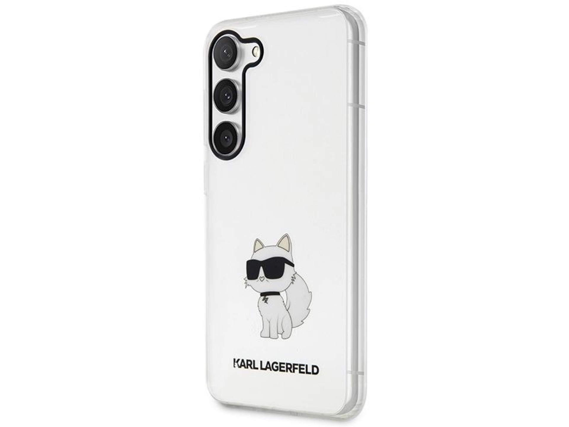 Karl Lagerfeld KLHCS23MHNCHTCT S23+ S916 transparent hardcase Ikonik Choupette