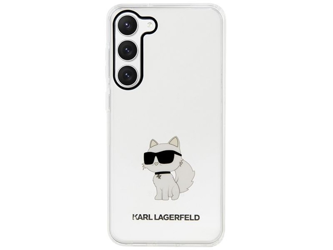 Karl Lagerfeld KLHCS23MHNCHTCT S23+ S916 transparent hardcase Ikonik Choupette