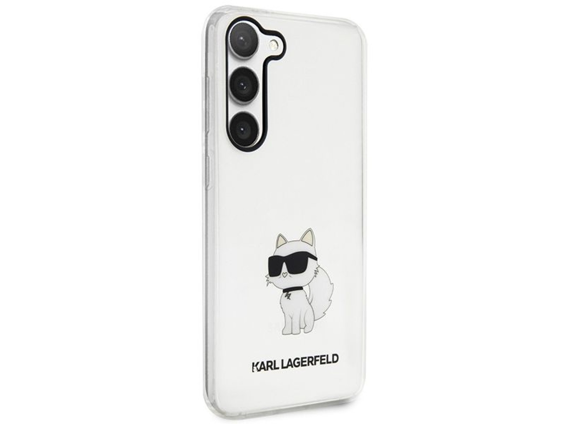 Karl Lagerfeld KLHCS23MHNCHTCT S23+ S916 transparent hardcase Ikonik Choupette