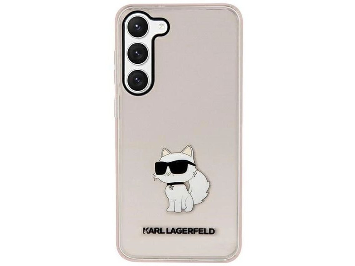 Karl Lagerfeld KLHCS23MHNCHTCP S23+ S916 pink/pink hardcase Ikonik Choupette