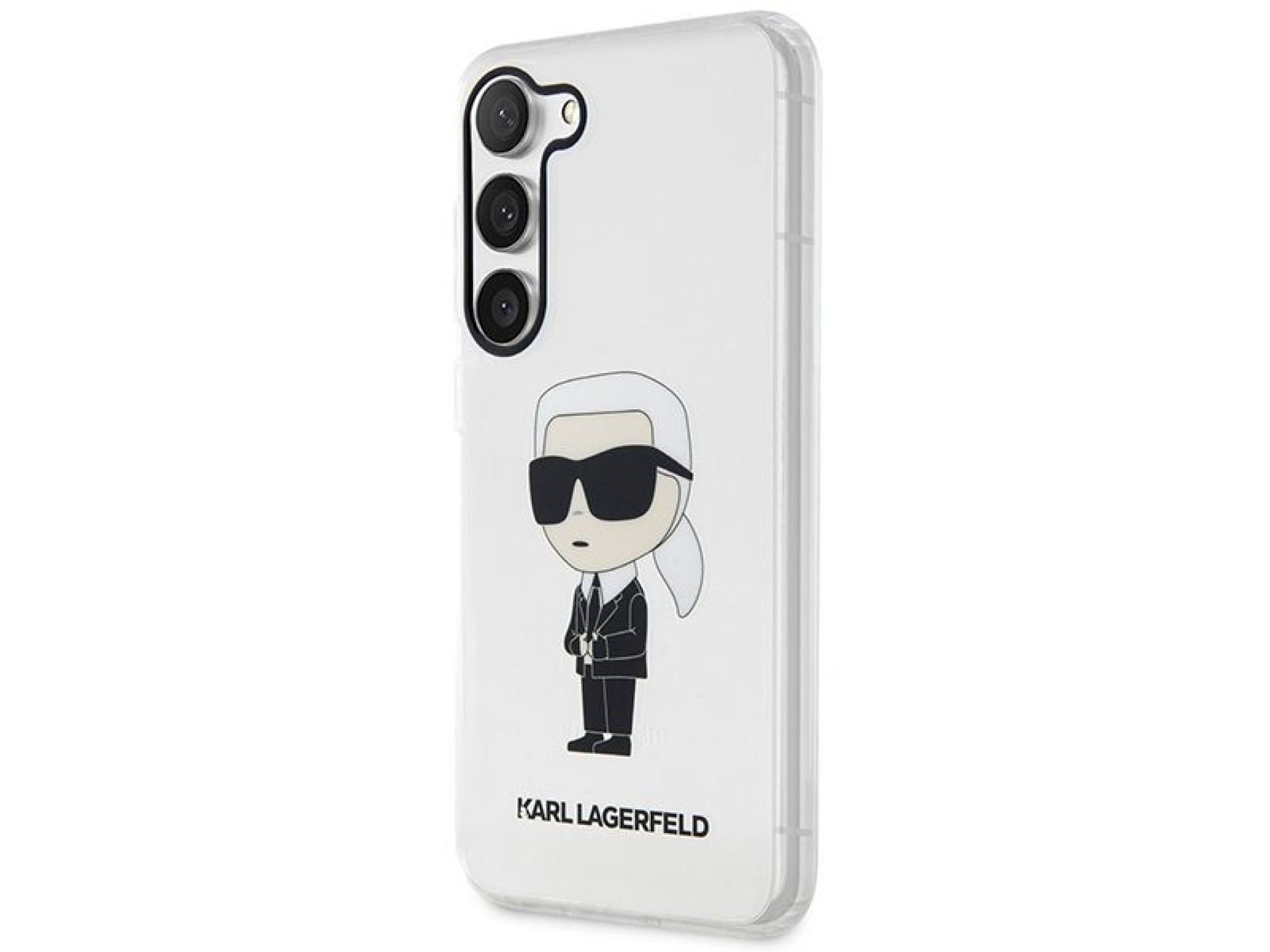 Karl Lagerfeld KLHCS23SHNIKTCT S23 S911 estuche rígido transparente Ikonik Karl Lagerfeld