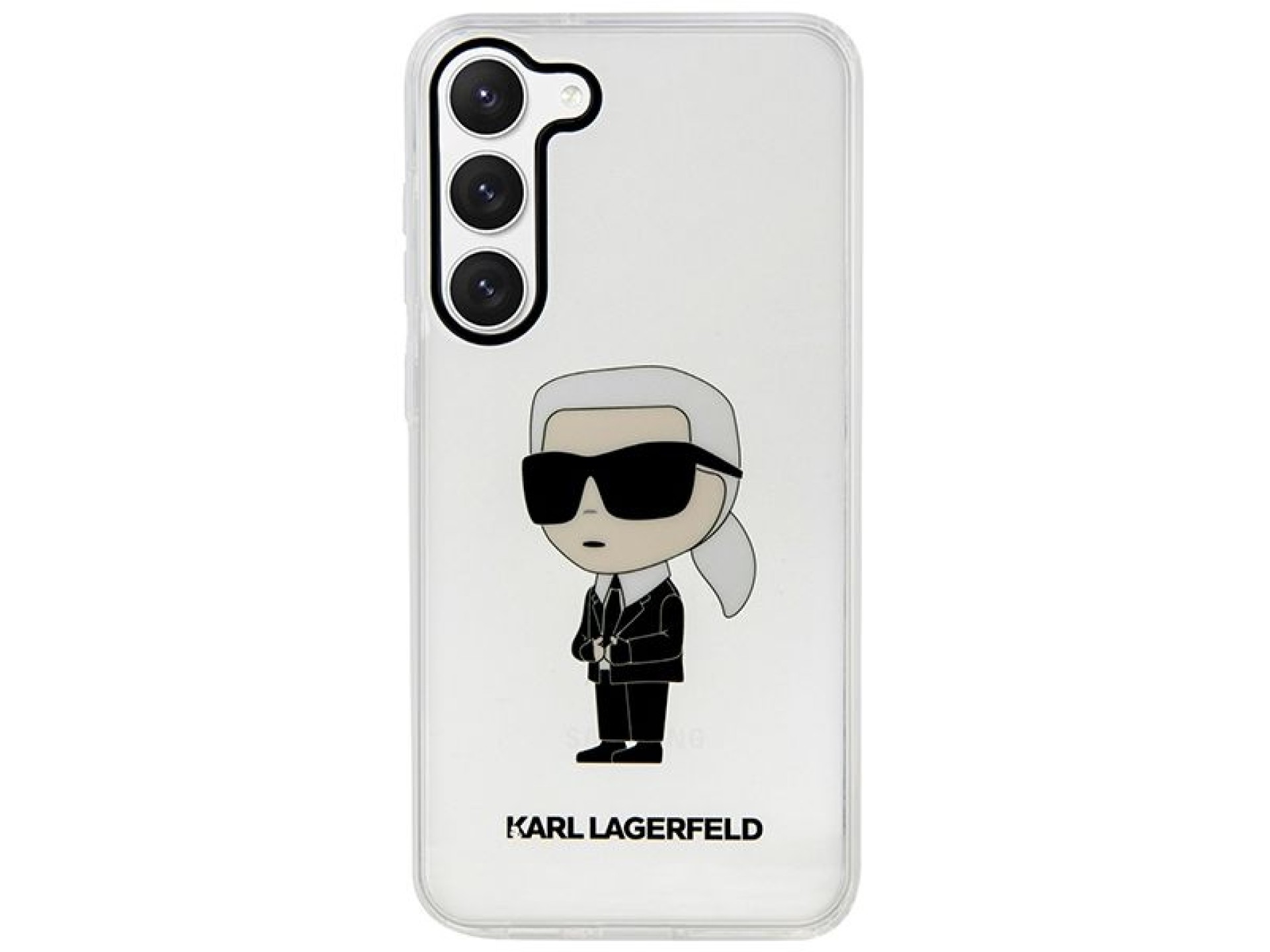 Karl Lagerfeld KLHCS23SHNIKTCT S23 S911 estuche rígido transparente Ikonik Karl Lagerfeld