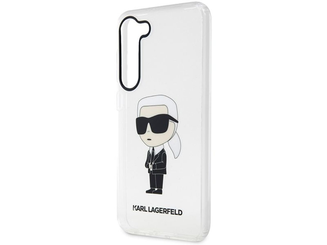 Karl Lagerfeld KLHCS23SHNIKTCT S23 S911 estuche rígido transparente Ikonik Karl Lagerfeld