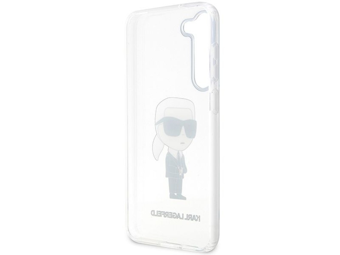 Karl Lagerfeld KLHCS23SHNIKTCT S23 S911 estuche rígido transparente Ikonik Karl Lagerfeld